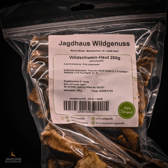 Wildschwein Haut 250g