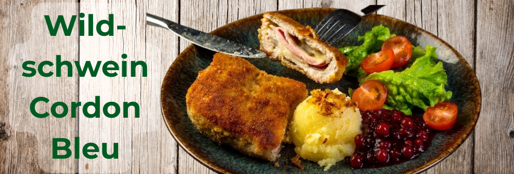 Wildschwein Cordon Bleu