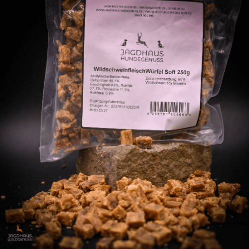 Wildschwein Fleischwürfel Soft 250g