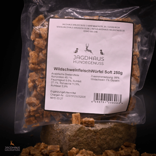 Wildschwein Fleischwürfel Soft 250g
