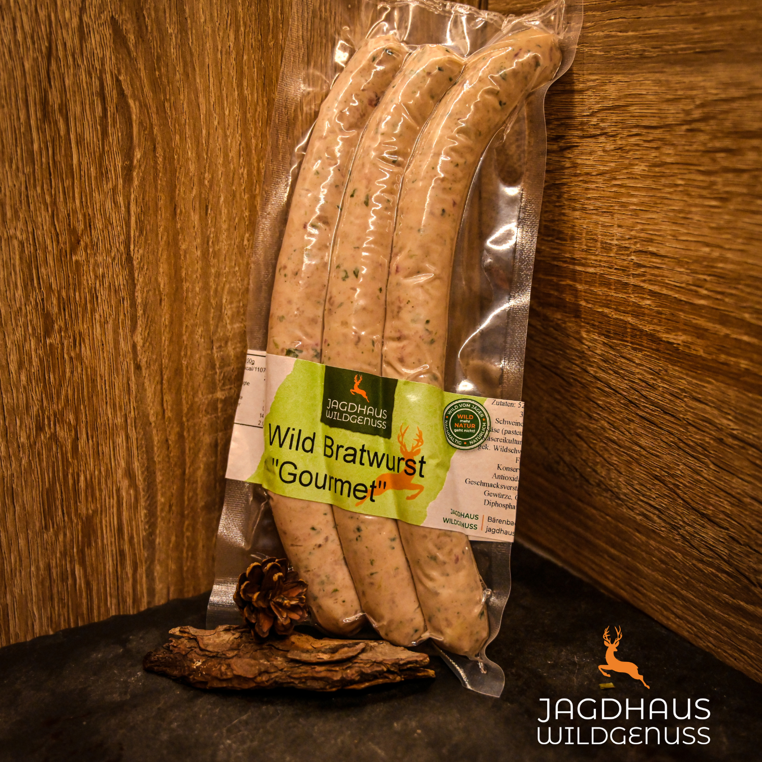 Wildgriller - Gourmet Käse, Schinken & Spinat