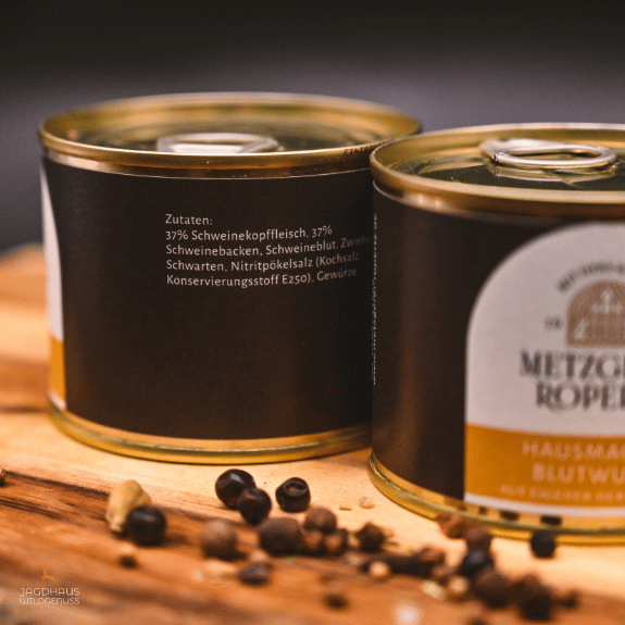 Hausmacher Blutwurst vom Hausschwein