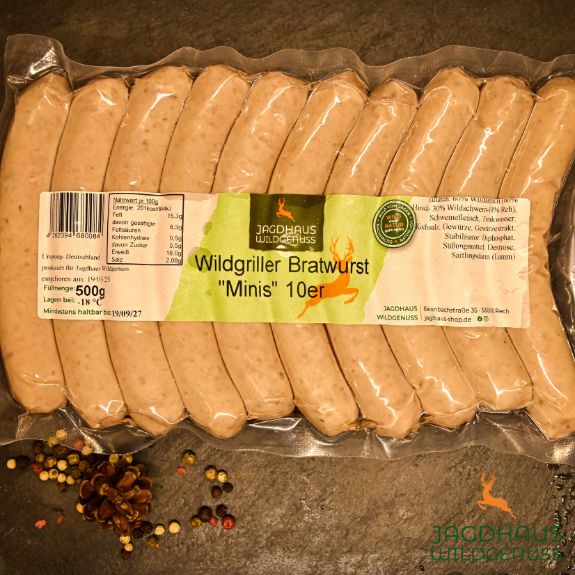 mini Wildgriller Bratwurst 10er