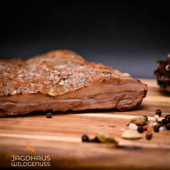 Wildschwein Bauch, sous vide gegart