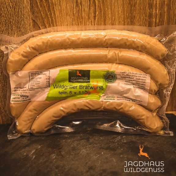 Wildbratwurst fein