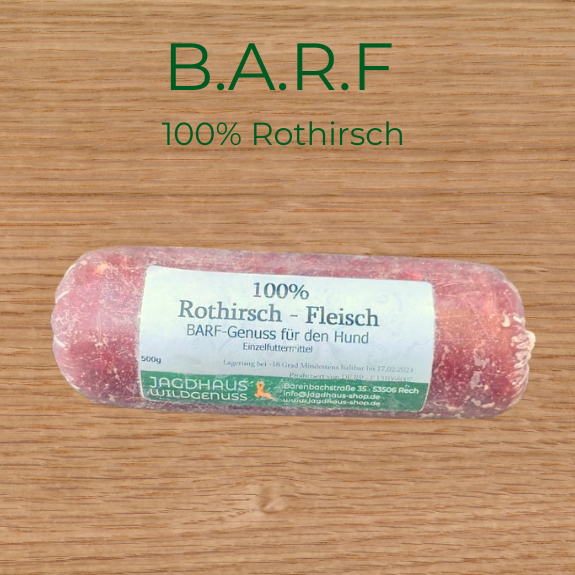  Rothirsch BARF 🐶