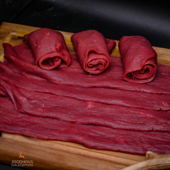Hirsch-Rouladenfleisch