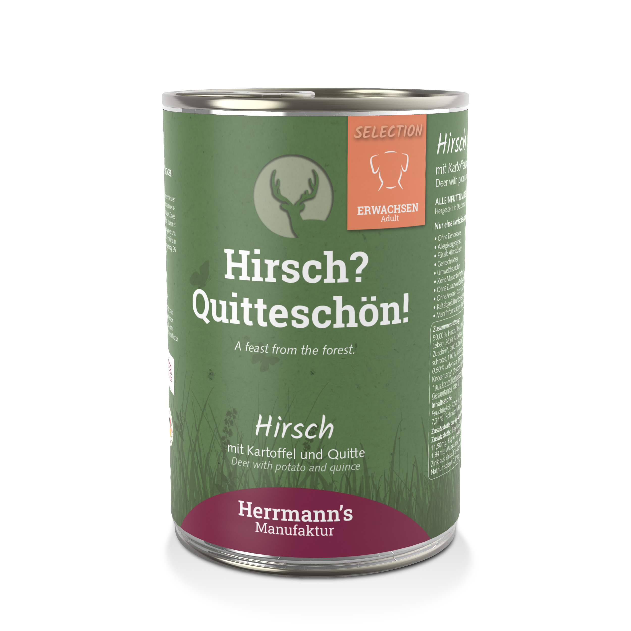 Hirsch Kartoffel Quitte 400g 🐶 