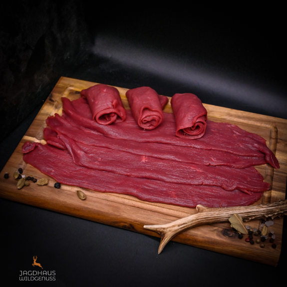 Hirsch-Rouladenfleisch