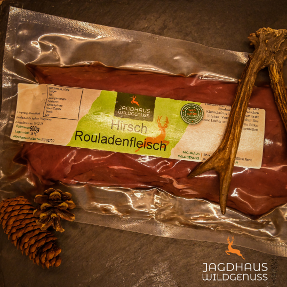 Hirsch-Rouladenfleisch