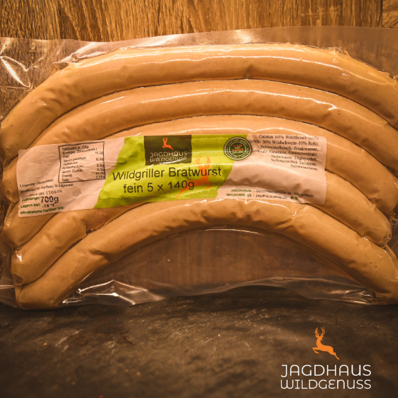 Wildbratwurst fein