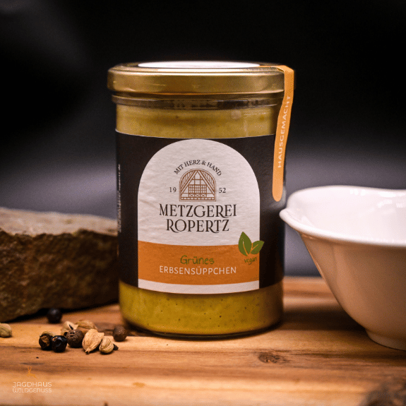 Grünes Erbsensüppchen, Metzgerei Ropertz