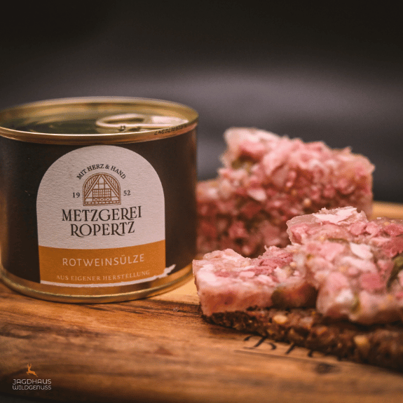 Rotweinsülze vom Hausschwein