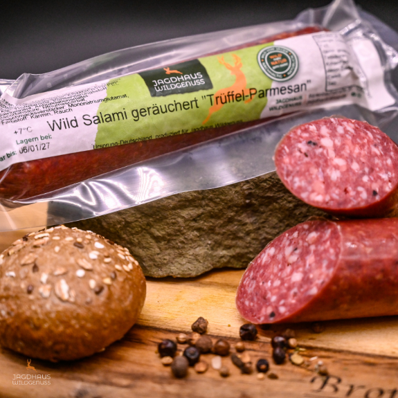 Wilde Eleganz | Wildsalami Trüffel & Parmesan